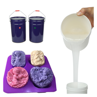 Caoutchouc de silicone liquide d'usine pour la fabrication de moules à chocolat, caoutchouc de silicone RTV-2