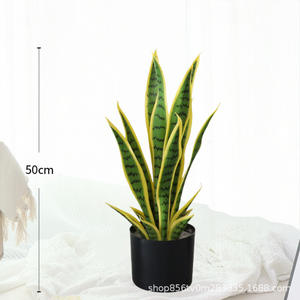 Plantas suculentas en maceta personalizables bonsái serpiente Planta artificial <span class=keywords><strong>Sansevieria</strong></span> jardín planta vegetación - Product Image 4