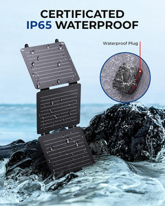 Panneaux solaires portables 5V USB pliables en ETFE PERC, efficacité de 20%, étanches, 10W/15W/20W, chargeur solaire Shine/OEM - Product Image 3