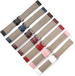 Dây đeo đồng hồ da thật họa tiết thằn lằn Lionorm nhiều kích cỡ 12mm 18mm 20mm 22mm, dây đeo đồng hồ thông minh da thật tùy chỉnh - Product Image 3