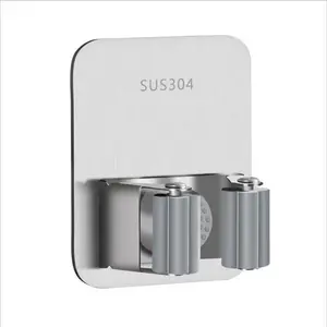 Portaoggetti da cucina per bagno personalizzabile supporto a parete portautensili in acciaio inossidabile 304 porta scopa