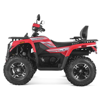 Quad Tao Motor à transmission automatique par chaîne, alimenté au gaz, 4 roues, jantes en alliage, éclairage LED, ATV agricole 4x4 300cc avec homologation EPA EEC T3B ECE