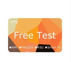 HD M3u IPTV การสมัครสมาชิกทดสอบฟรีสมาร์ททีวี Android TV พร้อมแท่งทีวีและ Wifi 2.4G