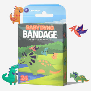Perban kartun desain PE Breathable berbentuk kustom plester luka perekat medis pita berbentuk aman-Aids - Product Image 3