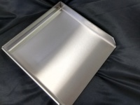 Plaque de cuisson rectangulaire en acier inoxydable pour barbecue, avec couvercle en verre, compatible avec les cuisinières à gaz, durable, facile à nettoyer, WEKIS