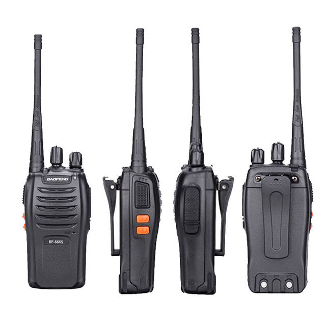 Baofeng Bf 666s UHF Ham Two Way Radio 5W Transceiver Civilian Outdoor Communication Handheld Walkie Talkie with VOX Function