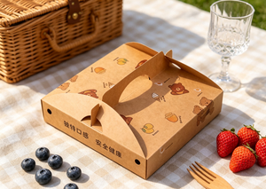 XINYUAN BGE-01 Eco-Friendly Recyclable Handmade High-End Four-Color Printed Embossed <b>Pulp</b> Paperboard Square Slotted Box Magnetic - Product Image 6