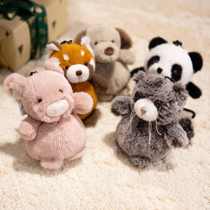 Lindo gato llavero Panda colgante descomprimir peluche Animal llavero mochila coche colgante muñeca accesorios ornamento regalos - Product Image 4