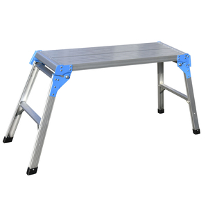 <strong>Platform</strong> Ladder <strong>Aluminum</strong> Adjustable <strong>Working</strong> <strong>Platform</strong> AW0102A - Product Image 5