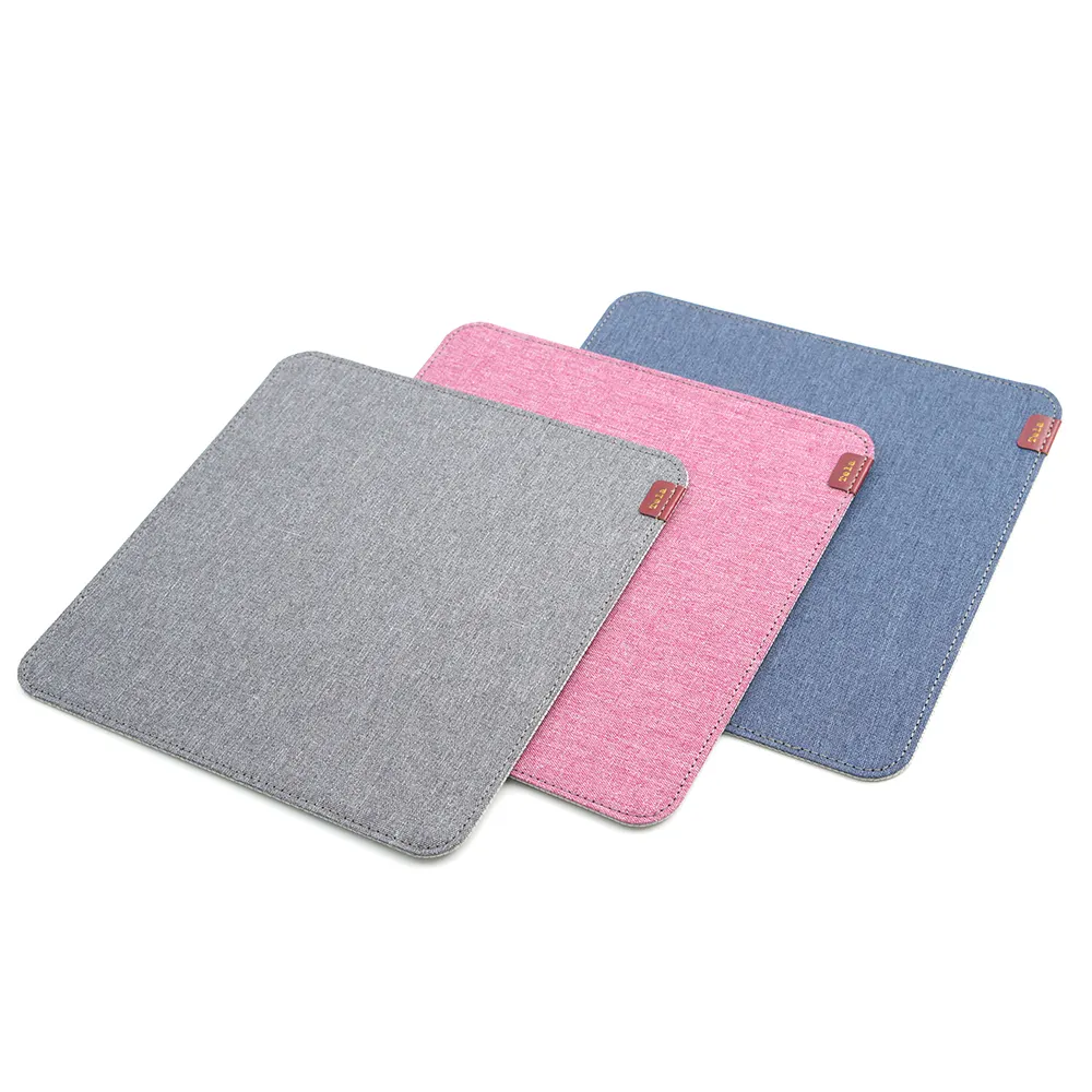 Factory wholesale price cheap PU cloth rubber material computer accessories ultra-thin mouse pad