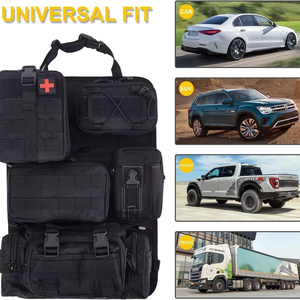 กระเป๋าจัดเก็บหลังเบาะรถยนต์แบบกันน้ำ Oxford Molle ปรับแต่งได้ สำหรับจัดเก็บอุปกรณ์กลางแจ้ง กล้องถ่ายรูป  โซลูชั่นการจัดเก็บในรถยนต์ที่ใช้งานได้จริง - Product Image 3