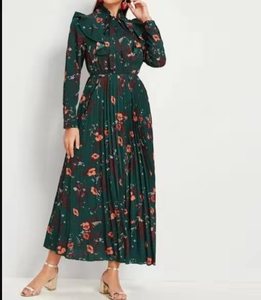 Personalizzato sexy abbigliamento vestito dal fiore del fiore irregolare womenvintage casuale <span class=keywords><strong>midi</strong></span> vestito da notte - Product Image 2