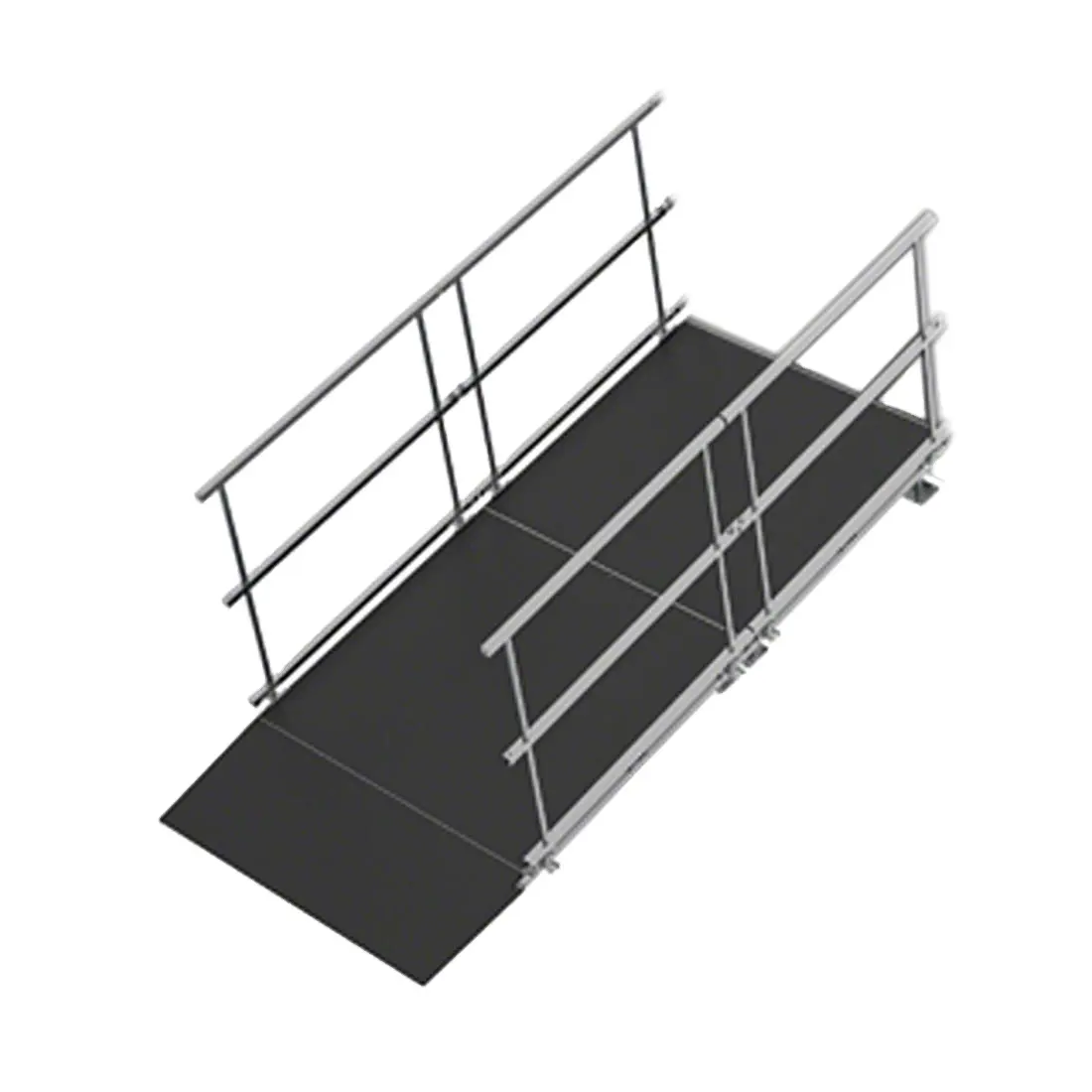 ADA Rollstuhl rampe für 8 "High Stages klappbares, verstellbares, modulares Bühnen system für den Innenbereich