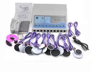 portable electro stimulation machine skin tighten electro muscle stimulator tens electrode pads 10 output machineTM-502