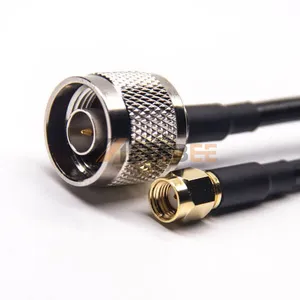 Customized N Male to RP SMA Male Adapters for RG58 Coaxial Cable Application