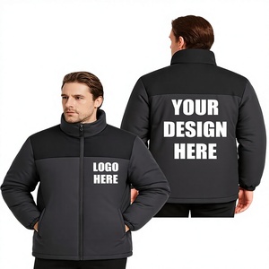 Unisex Spring Work <b>Jacket</b> Solid Color Hooded Collar Zipper Closure Windproof <b>Thick</b> Polyester <b>Fleece</b> Casual Outerwear Custom Logo - Product Image 1
