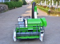 Moissonneuse-batteuse mini diesel d'occasion pour blé et riz, haute productivité, moteur puissant