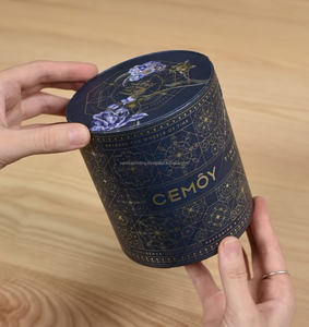 Custom Magnetic Rigid <b>Round</b> <b>Box</b> for Skin Care Packaging with Premium Paper and Inner Tray - Product Image 1