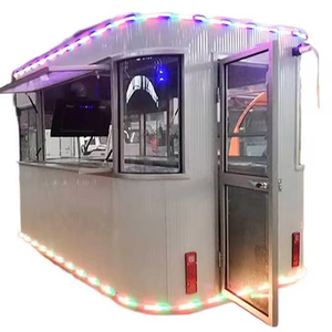 รถพ่วงบาร์ค็อกเทลมือสอง รถขายอาหารเคลื่อนที่ ครัวเคลื่อนที่สำหรับจัดเลี้ยง กาแฟ ยูทีวีรูปทรงยานอวกาศ เรือขายอาหาร ขายของเบเกอรี่ ขนมขบเคี้ยว โรงงานผลิตอาหาร - Product Image 4