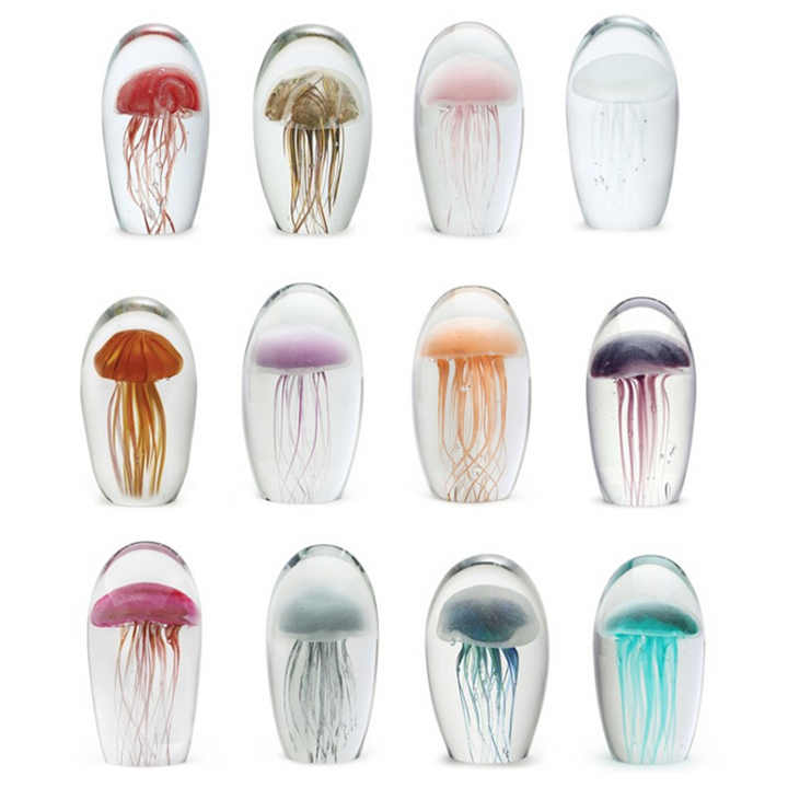 Fermacarte Sfera Onde Oceaniche - Vetro Soffiato A Mano Per Decorazione - Foto 10