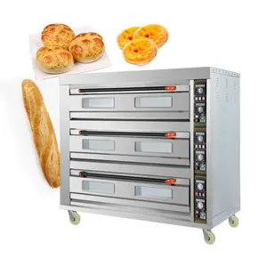 Complete Bakery Equipment Deck Oven List French Bread Pizza Baker in Dubai for Bakery Price Philippines