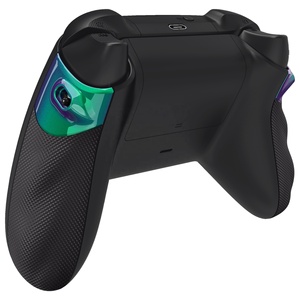 Kit de poignées ergonomiques en caoutchouc vert-bleu caméléon avec rails latéraux et interrupteurs pour manette Xbox Series XS - Product Image 5