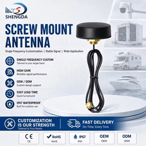 <span class=keywords><strong>Antenna</strong></span> Omnidirezionale <span class=keywords><strong>WiFi</strong></span> 2.4G Personalizzabile IP67 Impermeabile 5dBi 2400-2500MHz con Montaggio a Vite SMA Maschio per Esterni - Product Image 1