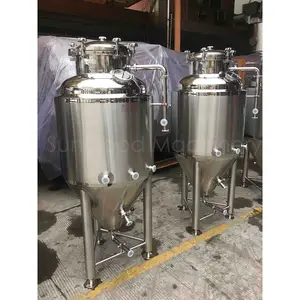 Edelstahl brau anlage 300 Liter ummantelter Fermenter