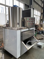 Máquina de Hielo en Escamas Haiyue de 2 y 3 Toneladas, Fabricante de Hielo en Escamas Industrial con Certificación CE, Máquina Comercial para Hacer Hielo en Escamas para Pescado