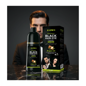 Nuova Crema Colorante per Capelli <span class=keywords><strong>Permanente</strong></span> <span class=keywords><strong>Senza</strong></span> <span class=keywords><strong>Ammoniaca</strong></span>, di Grado Premium, Nero e Marrone, 500ml, Facile Applicazione - Product Image 3