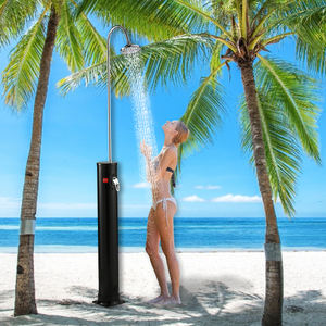 Jade Jd Noir 20l Autonome Pvc Piscine Extérieure Plage Lieux Publics Jardin Extérieur Colonne de <span class=keywords><strong>Douche</strong></span> <span class=keywords><strong>Solaire</strong></span> Portable - Product Image 1