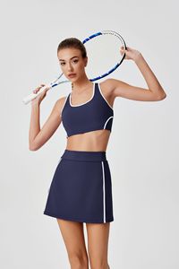 Robes de <span class=keywords><strong>tennis</strong></span> 2 pièces pour femmes Tenues de <span class=keywords><strong>tennis</strong></span> Golf Activewear Exercise Workout Dress High Waisted Skirt Sets Golf Outfits - Product Image 3
