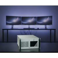 Boîtier industriel Adlinktech série RK-410 4U pour montage en rack, profondeur réduite 19 pouces, backplane 14 emplacements, support carte mère ATX, boîtier IPC