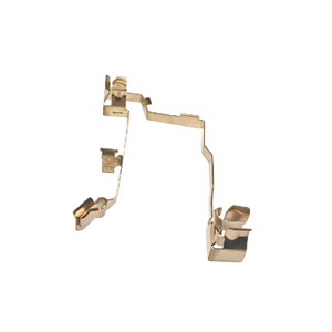 Chính xác chuyển đổi ổ cắm điện 1 gang 8 pin ổ cắm kim loại Brass bộ phận ổ cắm skd nối địa chỉ liên lạc - Product Image 1