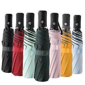 Sombrilla de Goma Negra con Protección Solar, Plegable, para Lluvia y Sol, de Doble Propósito, Regalo Publicitario, Sombrilla Automática - Product Image 2
