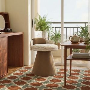 <span class=keywords><strong>Chaise</strong></span> de <span class=keywords><strong>coiffeuse</strong></span> pivotante haut de gamme avec dossier, tabouret de maquillage de luxe pour chambre <span class=keywords><strong>et</strong></span> dressing, <span class=keywords><strong>chaise</strong></span> élégante pour <span class=keywords><strong>coiffeuse</strong></span> - Product Image 3