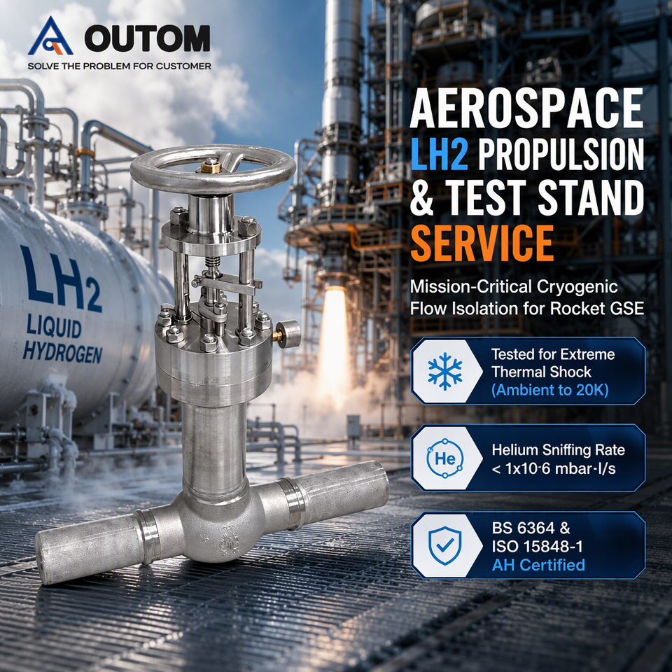 LH2 Liquid Hydrogen Globe Valve DN15-DN50, Liquid Hydrogen Service, ISO ...