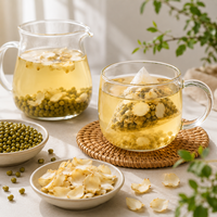 Mélange de thé aux fleurs de haricot mung Aurorabloom en sachets pour la restauration – Boisson rafraîchissante et naturelle aux herbes mélangées, idéale pour l'été