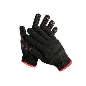 Guantes de Trabajo de Jardín con Puntos de PVC Negros al por Mayor de China, Guantes de Seguridad de Algodón con Puntos de Látex - Product Image 3