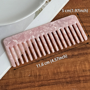 DongDong Promotion : Lot de pinces à cheveux et peignes en acétate rose marbré de haute qualité avec logo personnalisé pour <span class=keywords><strong>femme</strong></span> - Product Image 5