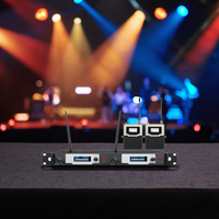 Système de monitoring personnel sans fil Soundmark IEM pour scène professionnelle avec fonction de mise en sourdine synthétisée PLL et alimentation CC