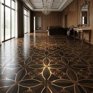 <span class=keywords><strong>Parquet</strong></span> en chêne massif de luxe, finition vieillie, pose par clouage, durable, haut de gamme, pour projets résidentiels et commerciaux - Product Image 2