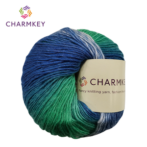 Charmkey – fil à tricoter en <span class=keywords><strong>laine</strong></span> mérinos teintée dans l'espace pour écharpe au crochet, vente en gros - Product Image 2