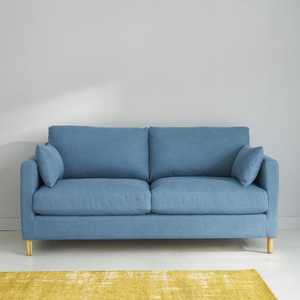 Đồ Nội Thất Phòng Khách NOVA 21MSF169 Up-Date, Giường Sofa 3 Chỗ Màu Xanh Dương Khung Sofa Bằng Gỗ Nguyên Miếng + Vải Bọc Ghế Sofa - Product Image 3