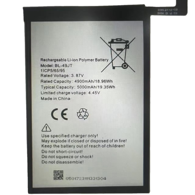 BL-49JT 5000mAh Factory Direct High Capacity 3.85V Li-Ion Replacement Mobile Phone Battery for Tecno Compatible Multiple Stock