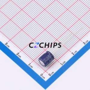 Condensador Electrolítico de Aluminio de Montaje Pasante LK7C0701C101MF, D6.3xL7mm, 100uF, 20%, 16V, 115mA-120Hz - Product Image 2