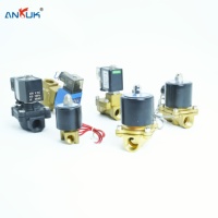 Vanne solénoïde 2 voies en laiton, type NC, 24V 220V, pour port G3/4, 0-10 bars, contrôle eau, air, huile, qualité industrielle standard