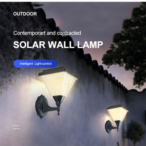 Applique murale solaire Led, imperméable conforme à la norme Ip65, éclairage d'extérieur, applique murale, idéal pour un jardin, 2 unités - Product Image 3