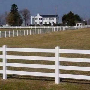 PVC bài và 4 đường sắt ngựa hàng rào - Product Image 1