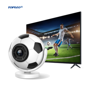Topleo Mini Screen <b>Projector</b> Retro Football Video <b>Led</b> Android 4k Wifi <b>Projectors</b> HY300F Small Form Factor Pocketable Design for - Product Image 1
